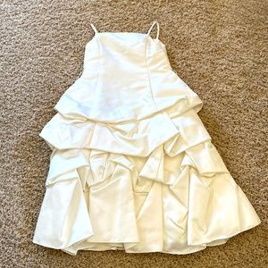 David’s Bridal ivory child’s flower girl dress size 2T